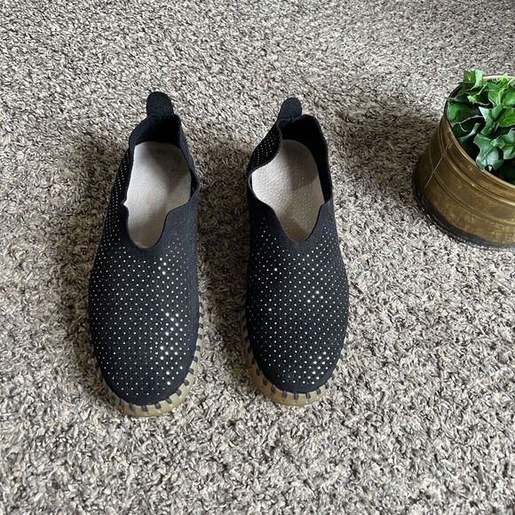 ILSE JACOBSEN HORNBAEK Shoe Tulip 138 Lux Slip On Glitter Flats 38 US 8 Sneakers - Picture 8 of 8